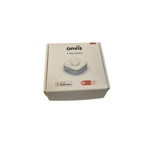 Onvis Smart Button, 5-Keys Smart Switch, Scene Controller, Compatible with Apple